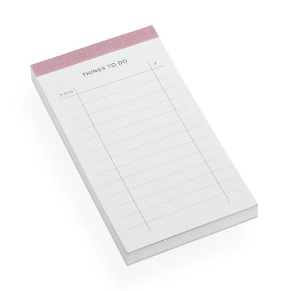 Huskeliste TO DO - Dusty Pink