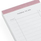 Huskeliste TO DO - Dusty Pink