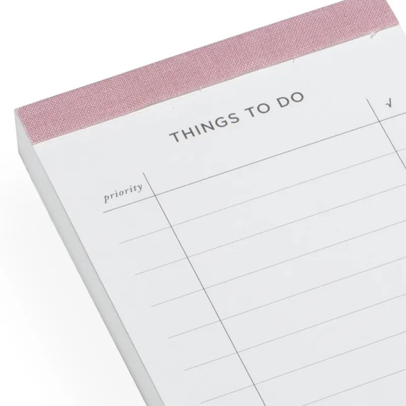 Huskeliste TO DO - Dusty Pink