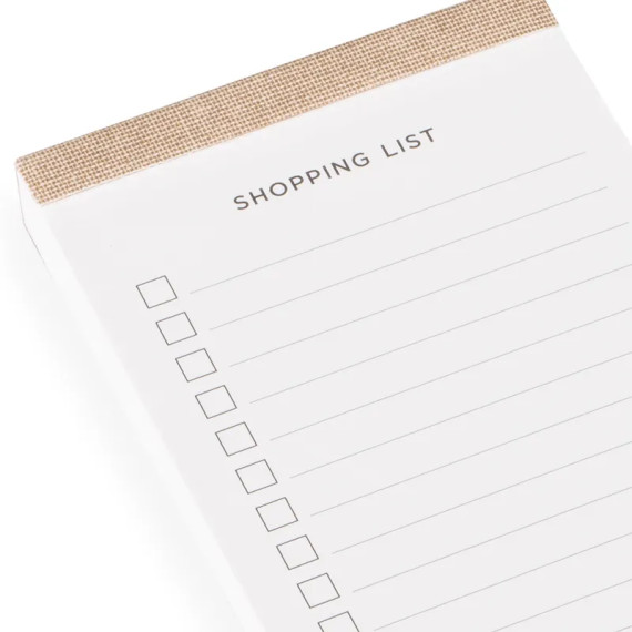 Handleliste SHOPPING - Sand