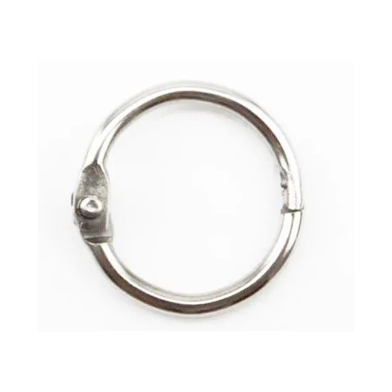 Columbus-ringer 20mm Sølv 2pk