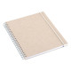 Notatbok med spiral 170*200 Sand Ulinjert