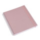 Notatbok med spiral 170*200 Dusty Pink Ulinjert
