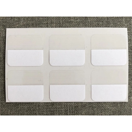 Index-etiketter 6pk Hvit