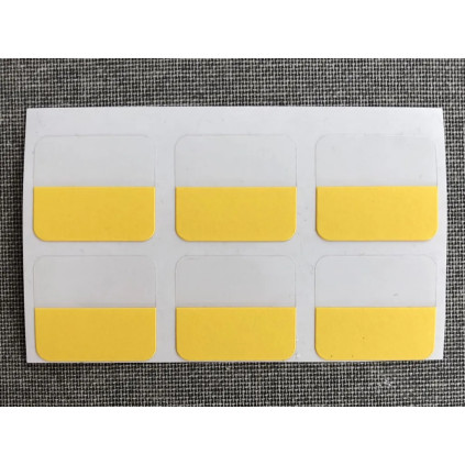 Index-etiketter 6pk Gul