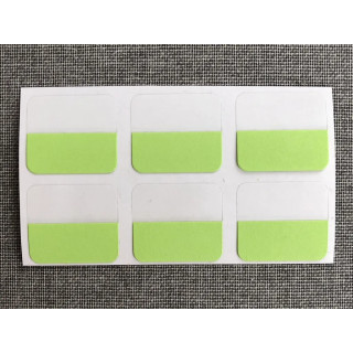 Index-etiketter 6pk Grønn
