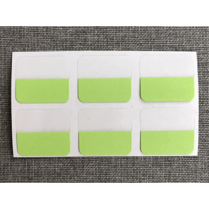 Index-etiketter 6pk Grønn