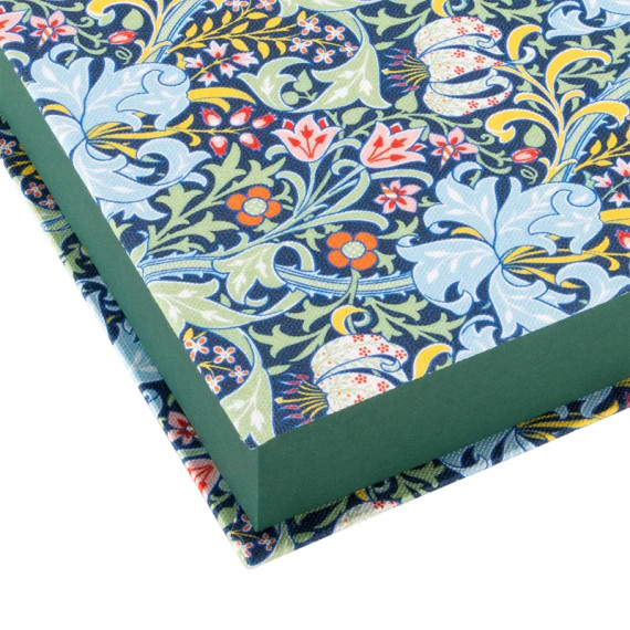 Box Square Golden Lily by The William Morris Society