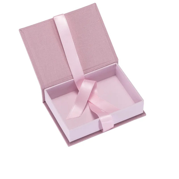 Miniboks med sløyfe Mini Dusty Pink