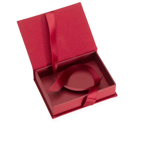 Miniboks Little Heart med sløyfe Mini Rød