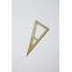 Linjal Triangel Brass