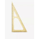 Linjal Triangel Brass