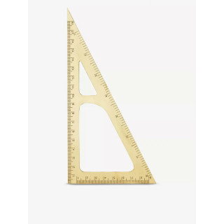 Linjal Triangel Brass