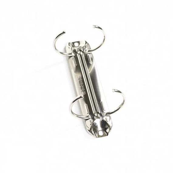 Ringperm vev A4 Sort - 2 ringer