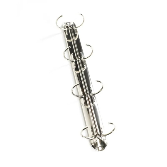 Vevperm A4 Sort - 4 ringer