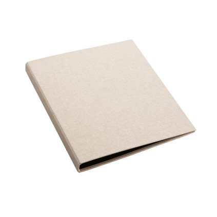 Vevperm A4 Sand - Smal - 4 ringer