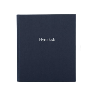Hyttebok Blå