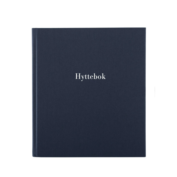Hyttebok Blå