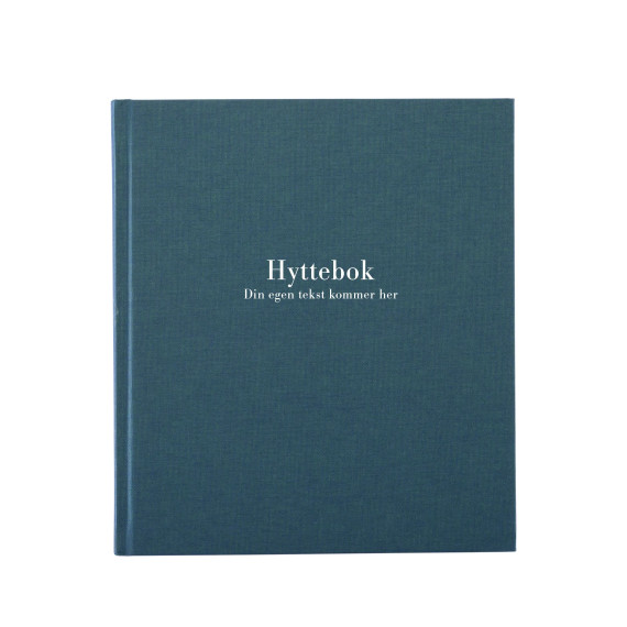 Hyttebok Emerald - Egen tekst