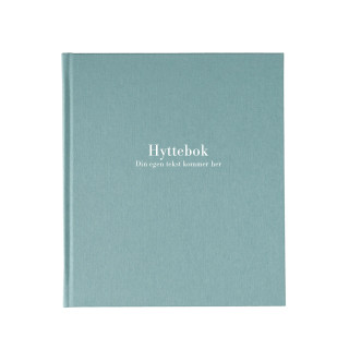 Hyttebok Dusty Green - Egen tekst