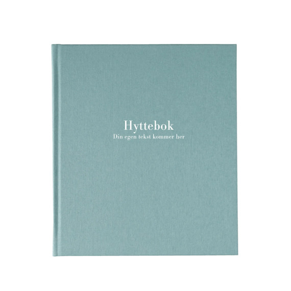 Hyttebok Dusty Green - Egen tekst