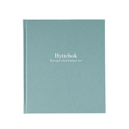 Hyttebok Dusty Green - Egen tekst