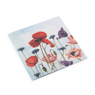 Kort Flower Meadow med konvolutt