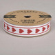 Ripsbånd Hjerter 16mm x 10 meter