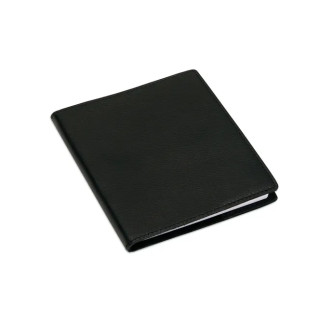 Skinncover A6+ / Notatbok Linjert - Sort