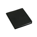 Skinncover A6+ / Notatbok Linjert - Sort