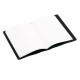 Skinncover A6+ / Notatbok Ulinjert - Sort