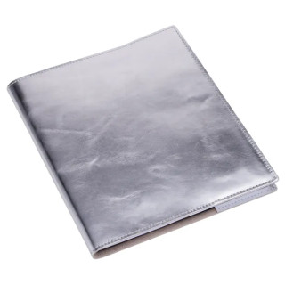 Skinncover 170*200 / Notatbok Linjert - Sølv