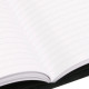 Skinncover 170*200 / Notatbok Linjert - Sort