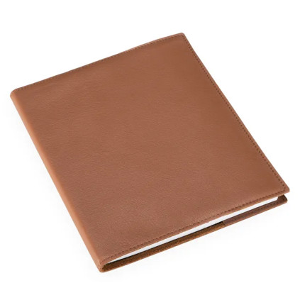 Skinncover 170*200 / Notatbok Linjert - Cognac