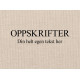 Personlig preg OPPSKRIFTER