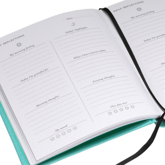 TAKE FIVE - journal for daglige refleksjoner - Crystal Blue