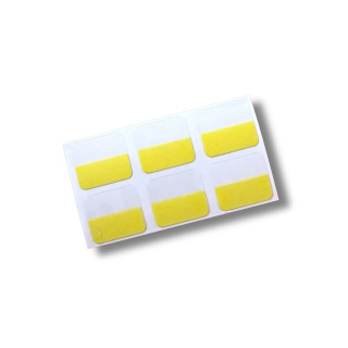 Index-etiketter 6pk Gul
