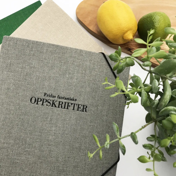 Oppskriftsbok med skilleark