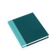 Notatbok A6+ Upcycled - Emerald/Turkis