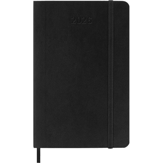 Kalender Moleskine 2026 Small - Sort