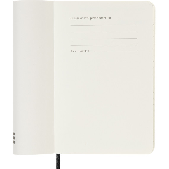 Kalender Moleskine 2026 Small - Sort