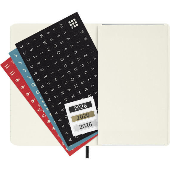 Kalender Moleskine 2026 Small - Sort