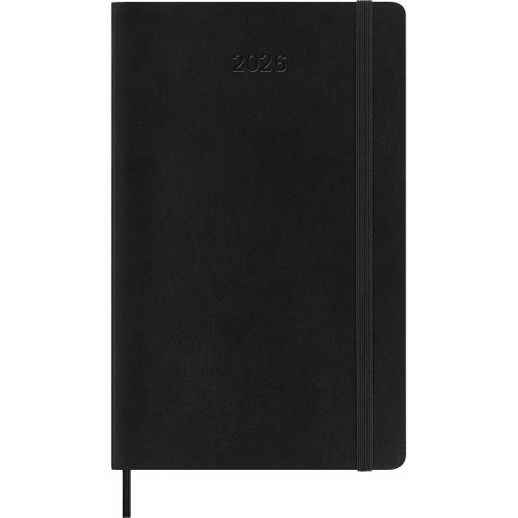 Kalender Moleskine 2026 Medium - Sort