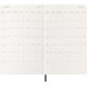 Kalender Moleskine 2026 Medium - Sort