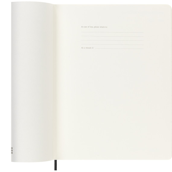 Kalender Moleskine 2026 Large - Sort