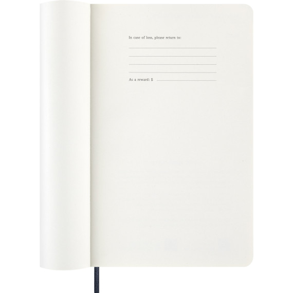 Kalender Moleskine 2026 Medium - Blå