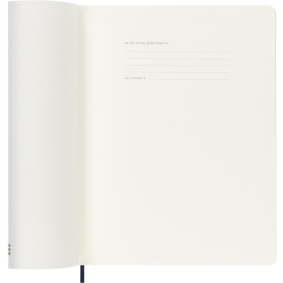 Kalender Moleskine 2026 Large - Blå