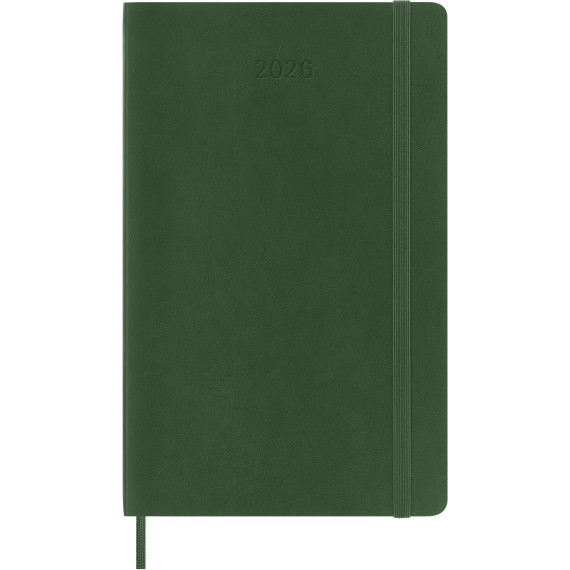 Kalender Moleskine 2026 Medium - Grønn