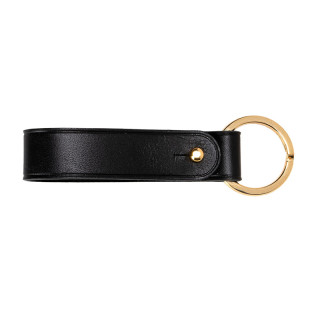 Nøkkelring Skinn Sort
