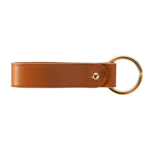 Nøkkelring Skinn Cognac